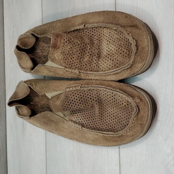 Olukai Mens Moloa Kohana Loafer Suede Slip On shoes sz 12 - Picture 4 of 11